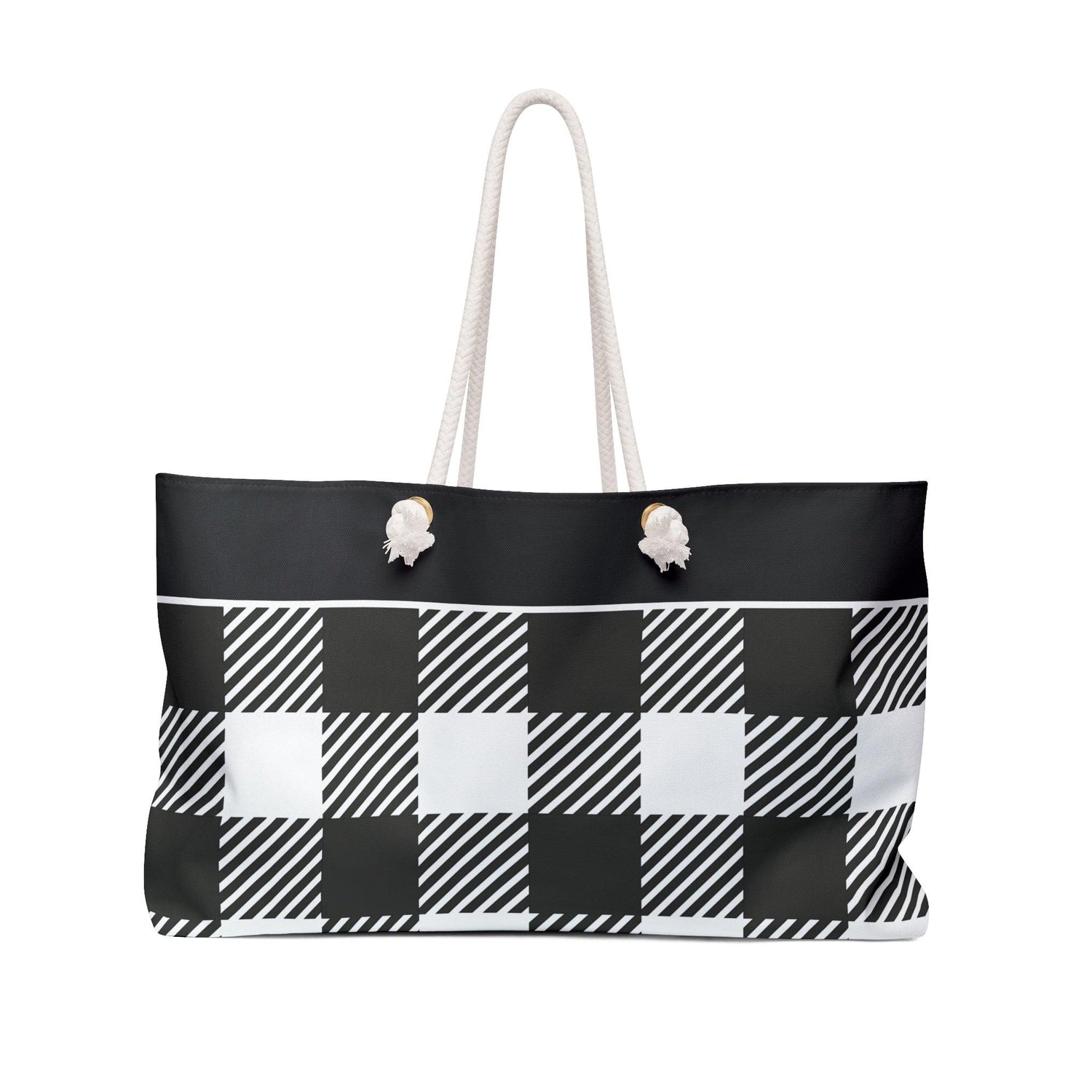 The Perfect Check Weekender Bag