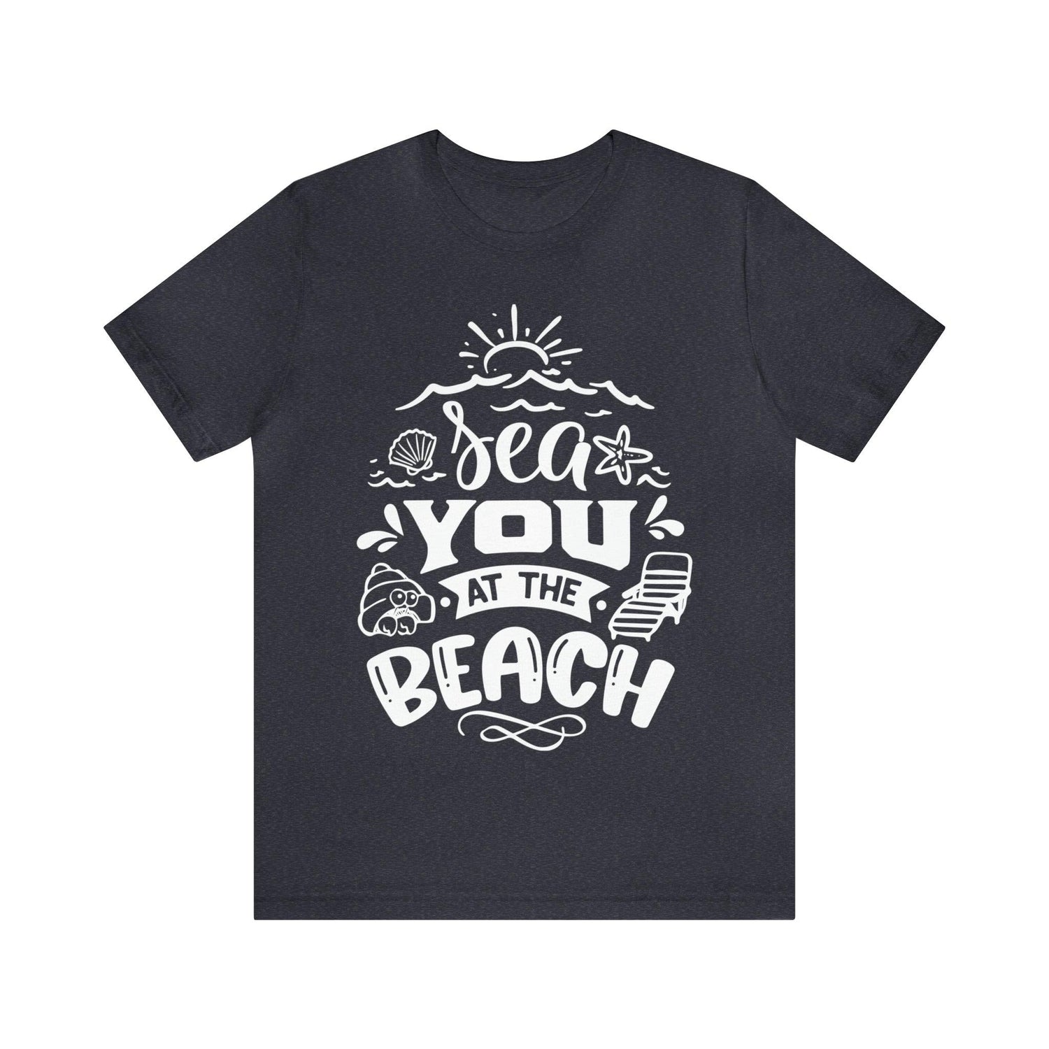 Sea You At The Beach Unisex Jersey Short Sleeve Tee - MessyBunFun - Your Destination for Stylish Unisex Clothing, Tops and bottoms - MessyBunFun.com