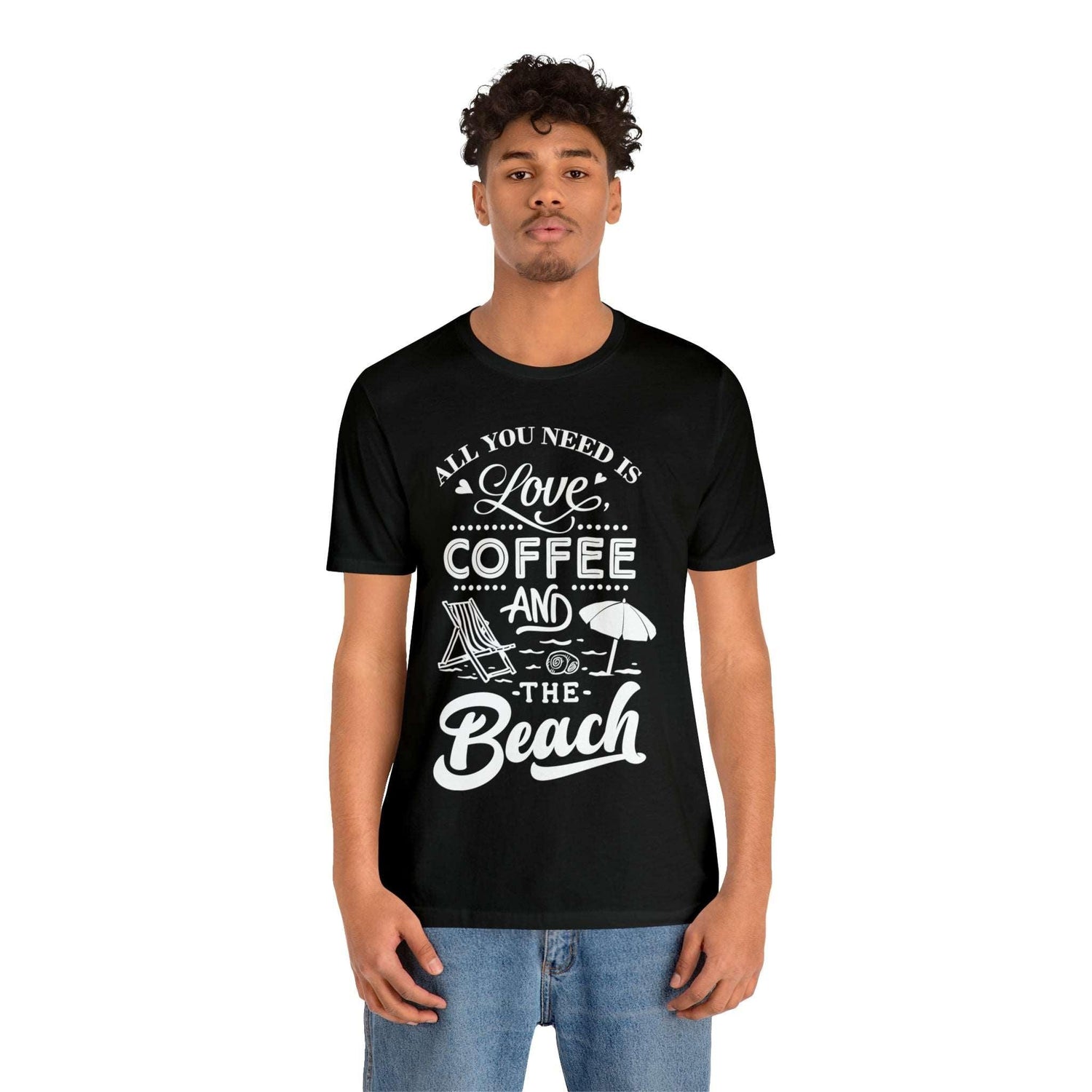 All You Need Is Love and Coffee Jersey Short Sleeve Tee