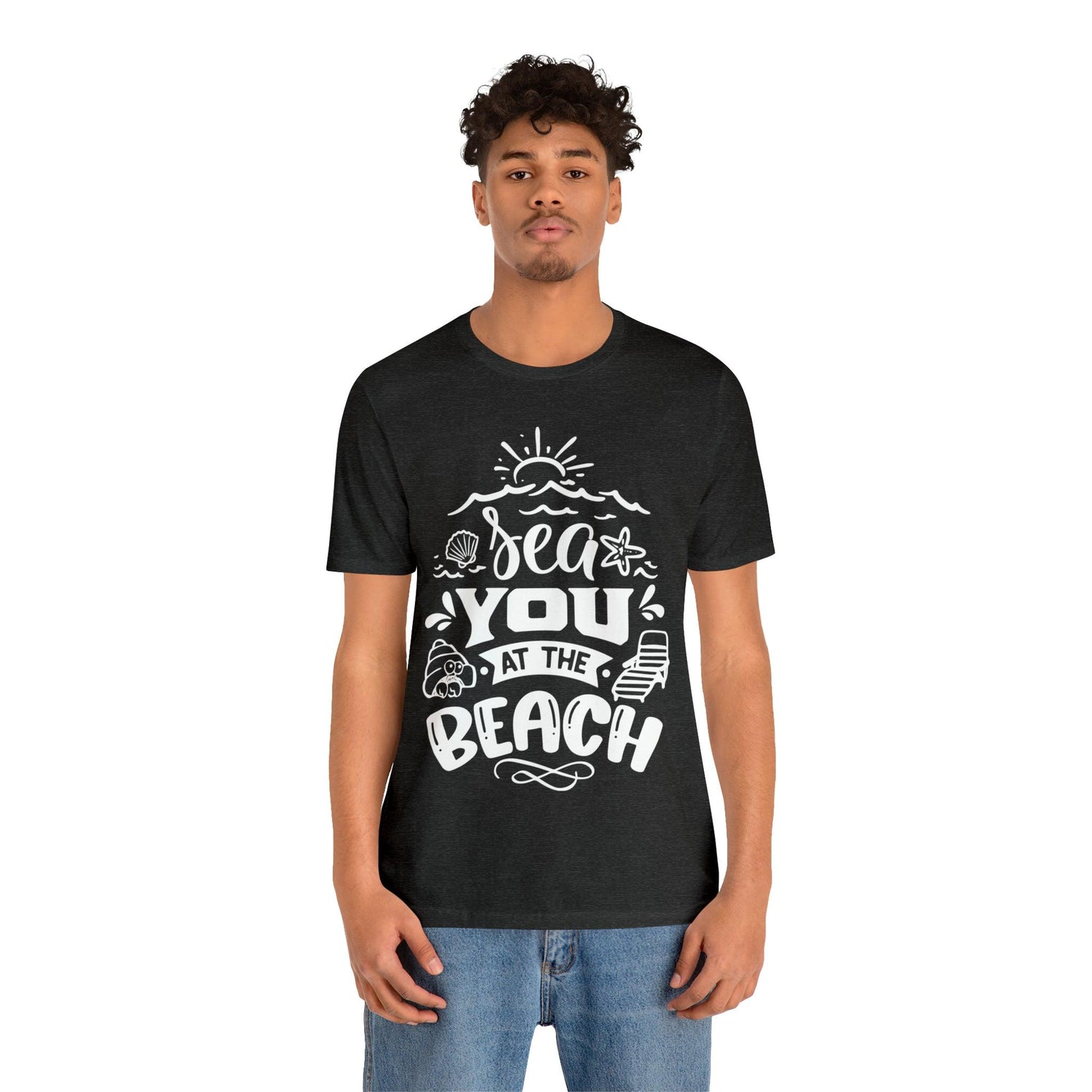 Sea You At The Beach Unisex Jersey Short Sleeve Tee - MessyBunFun - Your Destination for Stylish Unisex Clothing, Tops and bottoms - MessyBunFun.com