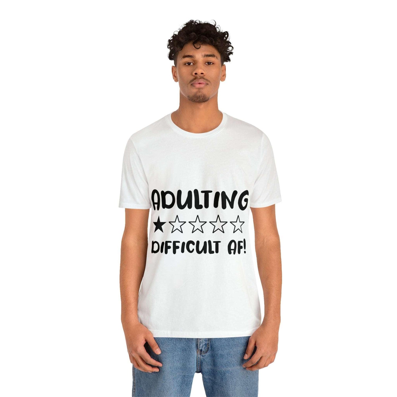 Adulting Difficult AF Unisex Jersey Short Sleeve Tee