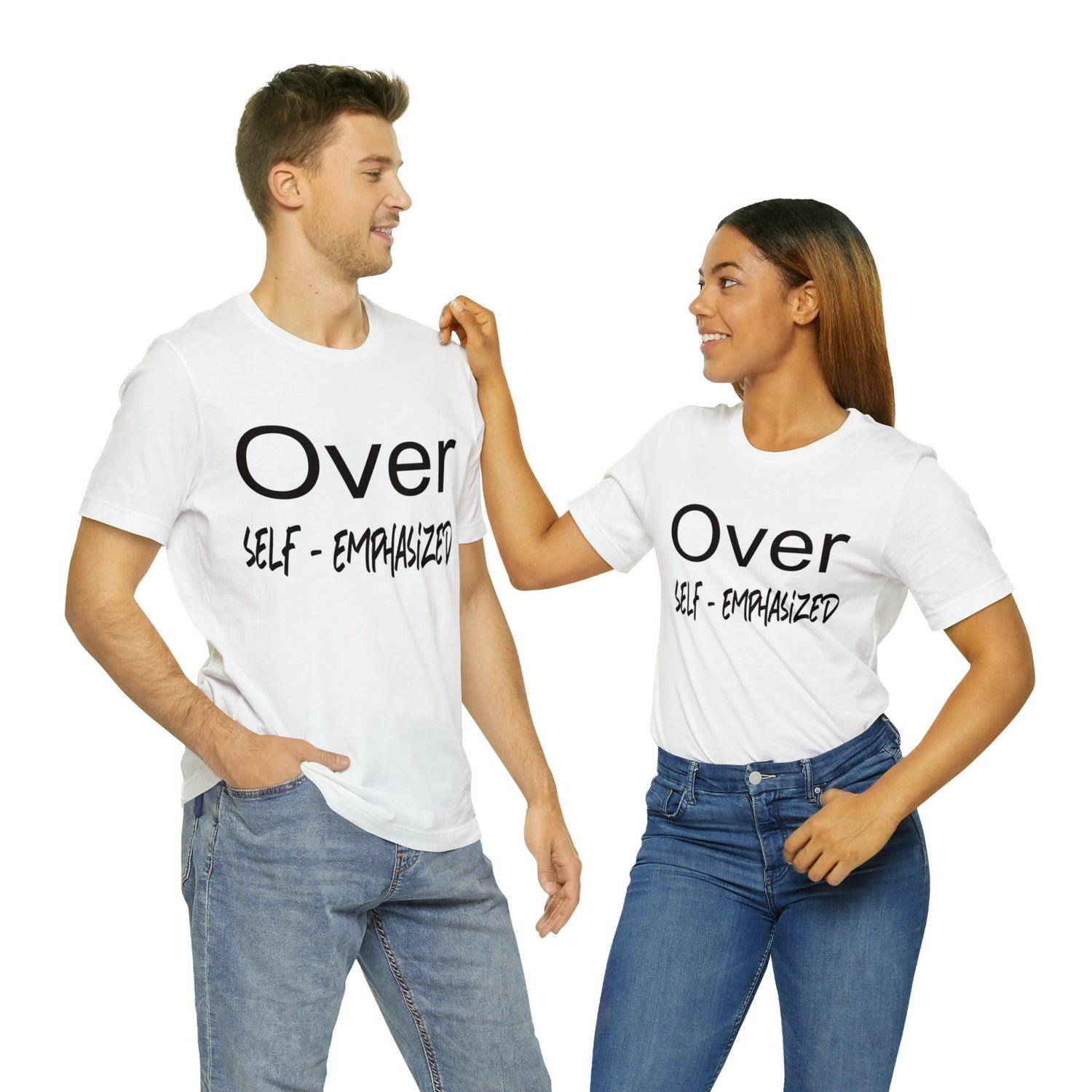 Over Self Emphasized Unisex Jersey Short Sleeve Tee