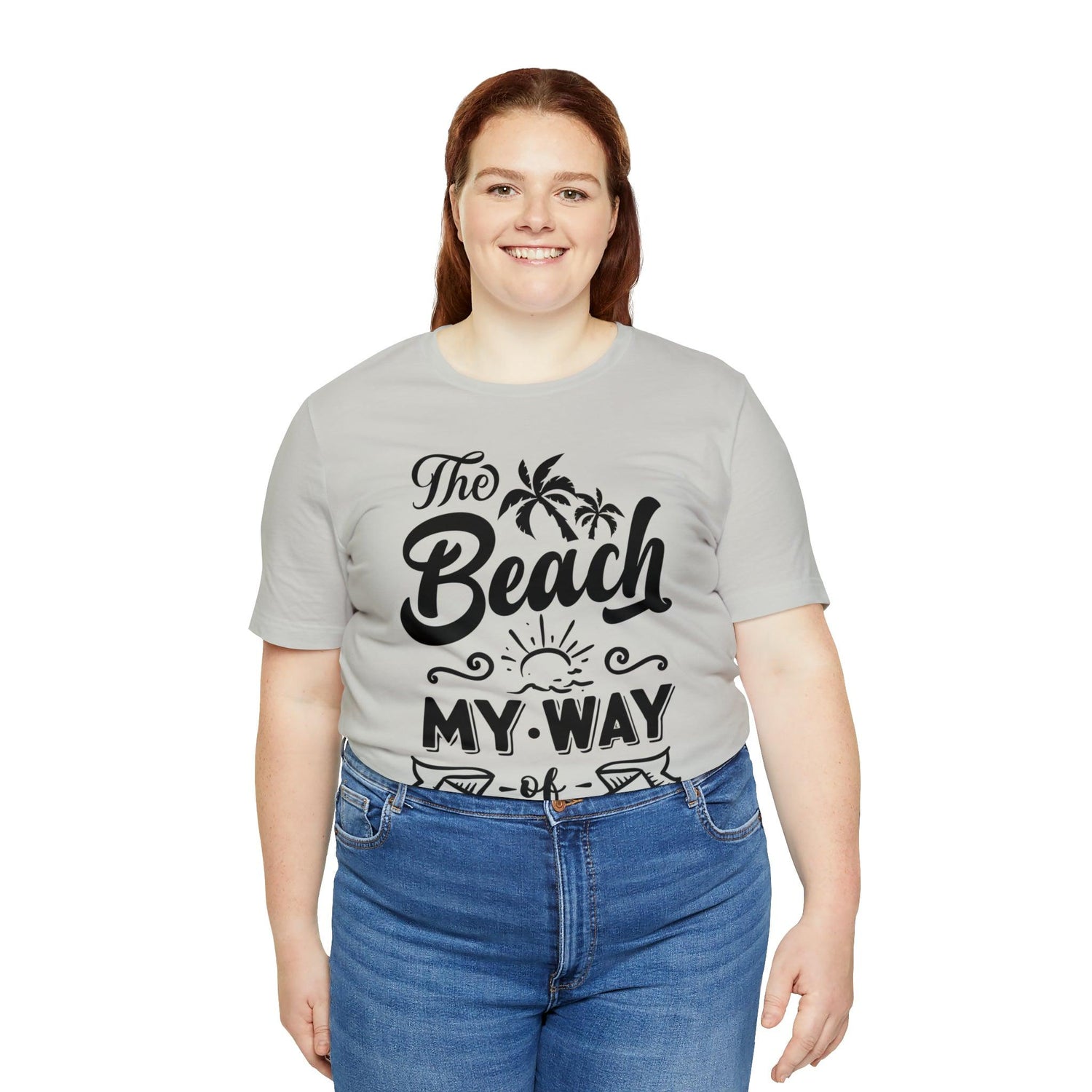 The Beach Is My Therapy Unisex Jersey Short Sleeve T-Shirt - MessyBunFun - Your Destination for Stylish Unisex Clothing, Tops and bottoms - MessyBunFun.com