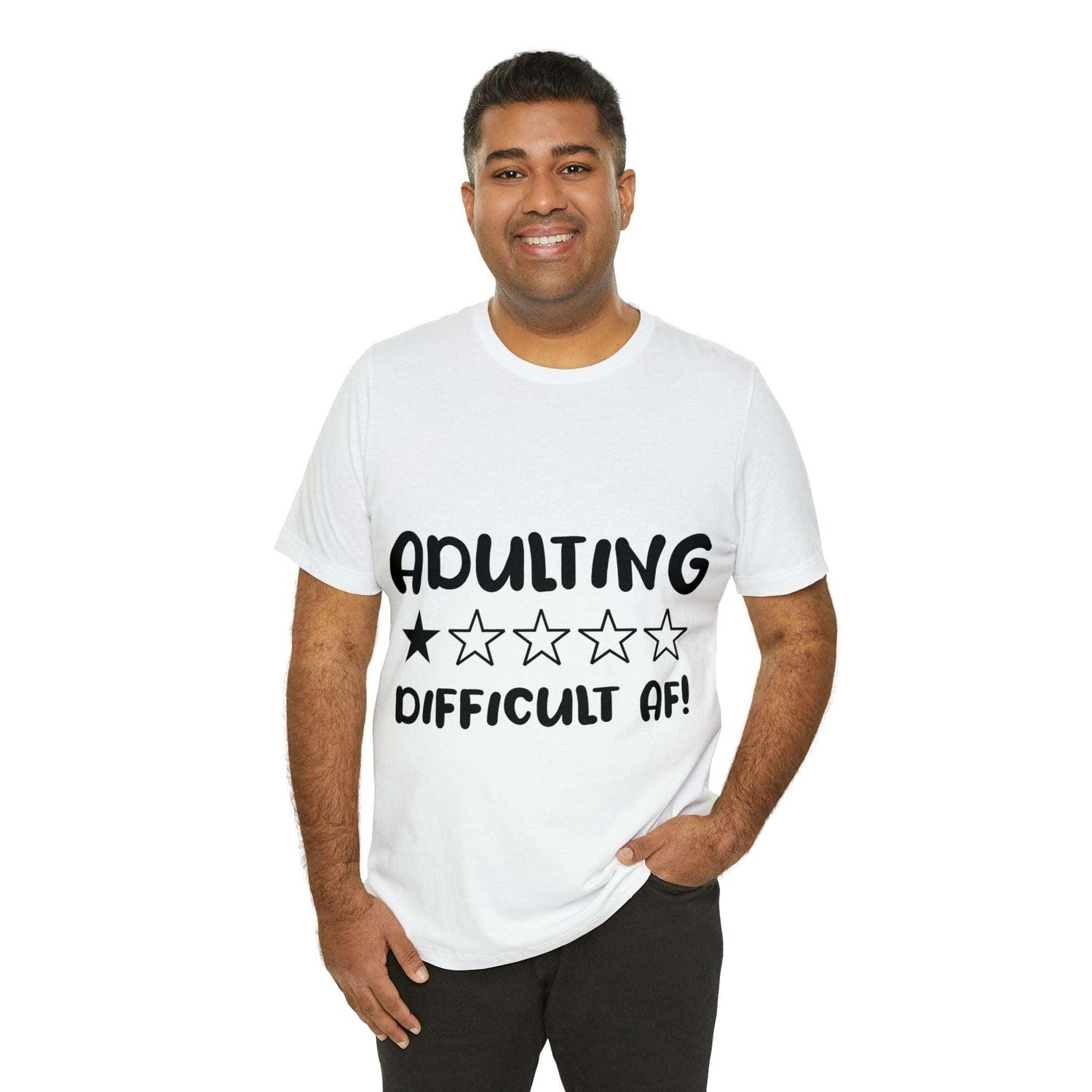 Adulting Difficult AF Unisex Jersey Short Sleeve Tee