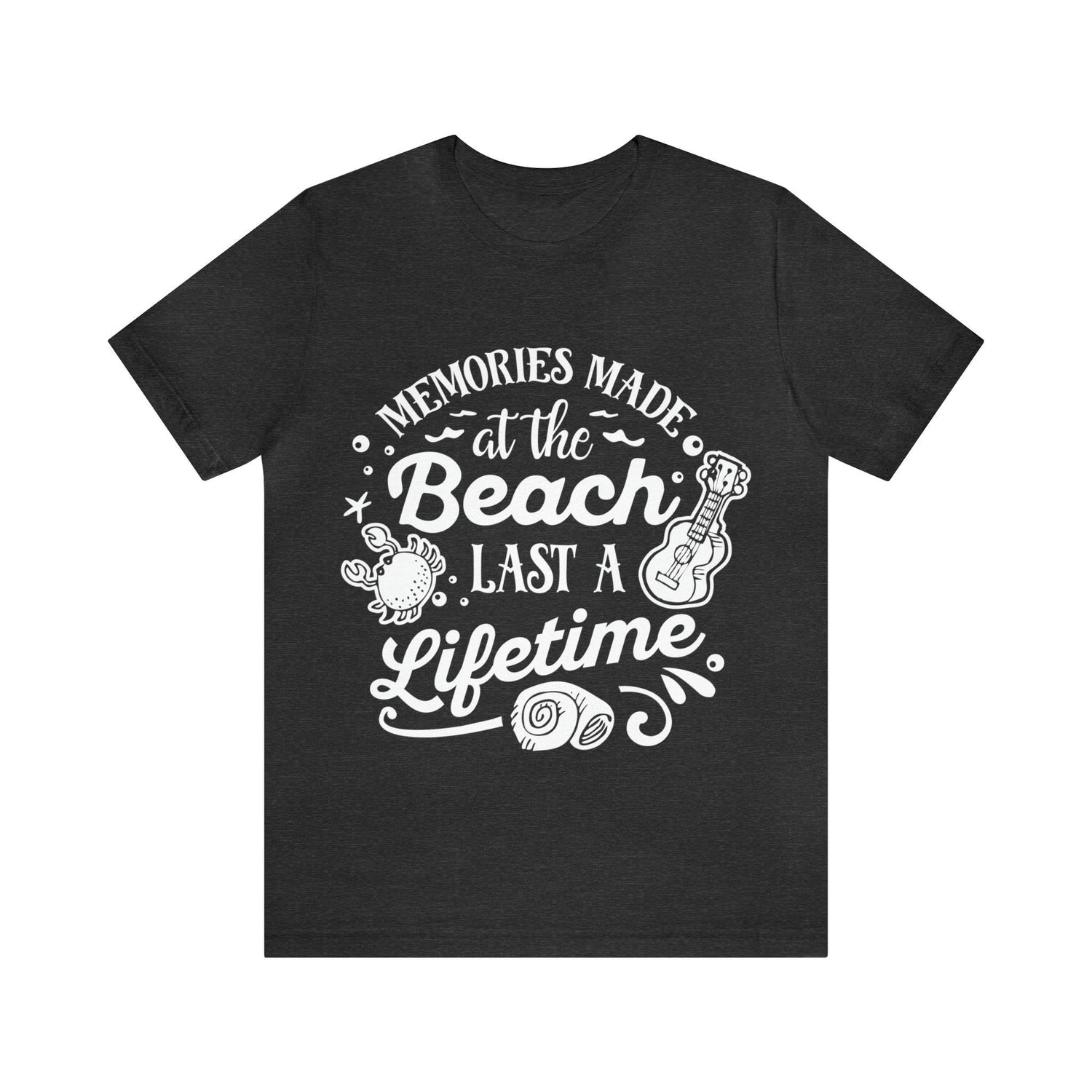 Memories Made At The Beach Last A Lifetime Unisex Jersey Short Sleeve Tee