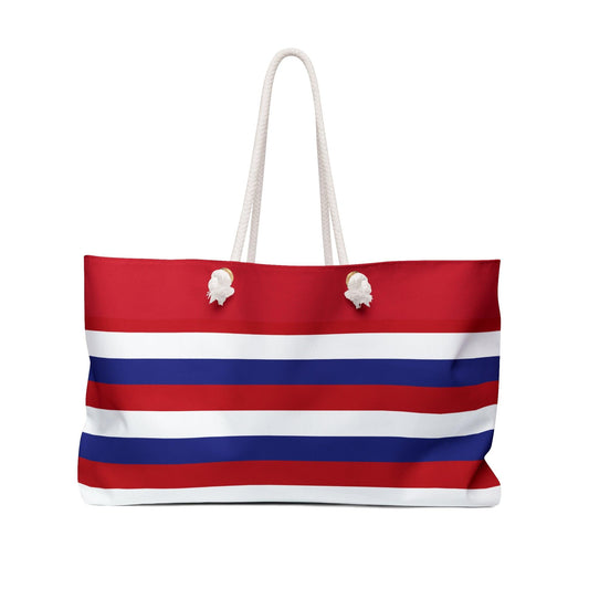 Patriotic Stripes Weekender Bag