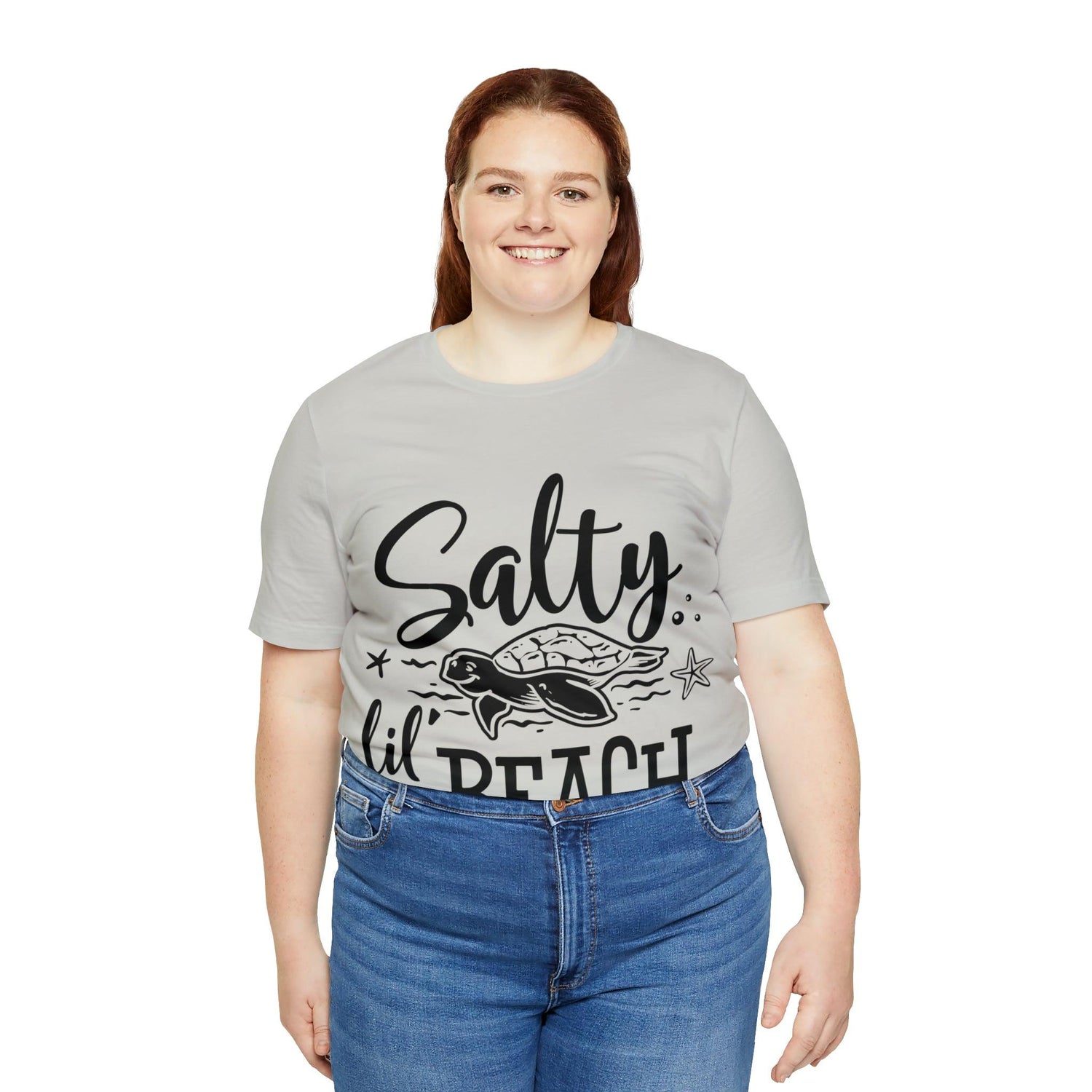 Salty lil Beach Unisex Jersey Short Sleeve Tee - MessyBunFun - Your Destination for Stylish Unisex Clothing, Tops and bottoms - MessyBunFun.com