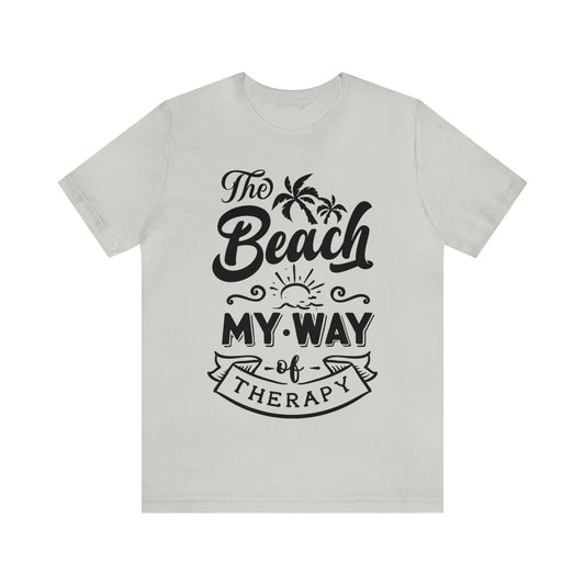 The Beach Is My Therapy Unisex Jersey Short Sleeve T-Shirt