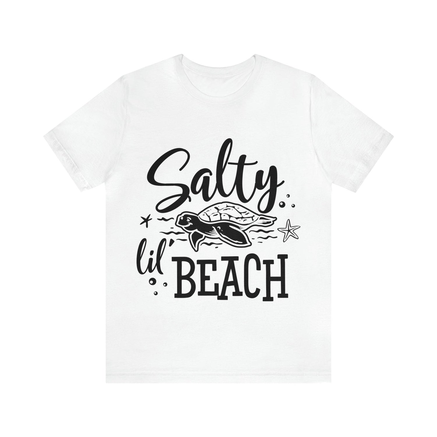 Salty lil Beach Unisex Jersey Short Sleeve Tee - MessyBunFun - Your Destination for Stylish Unisex Clothing, Tops and bottoms - MessyBunFun.com