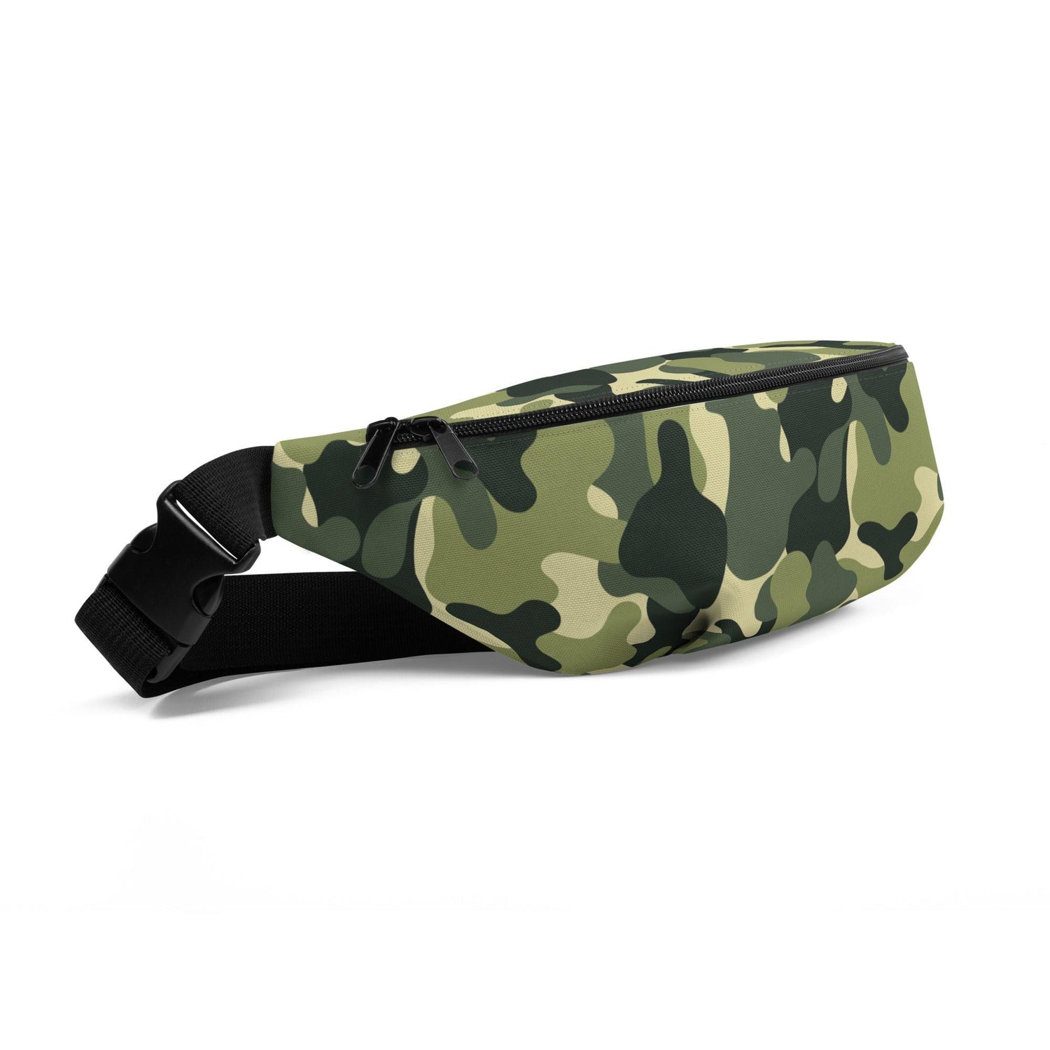 Green Camo Fanny Pack - MessyBunFun - Your Destination for Stylish Unisex Clothing, Tops and bottoms - MessyBunFun.com