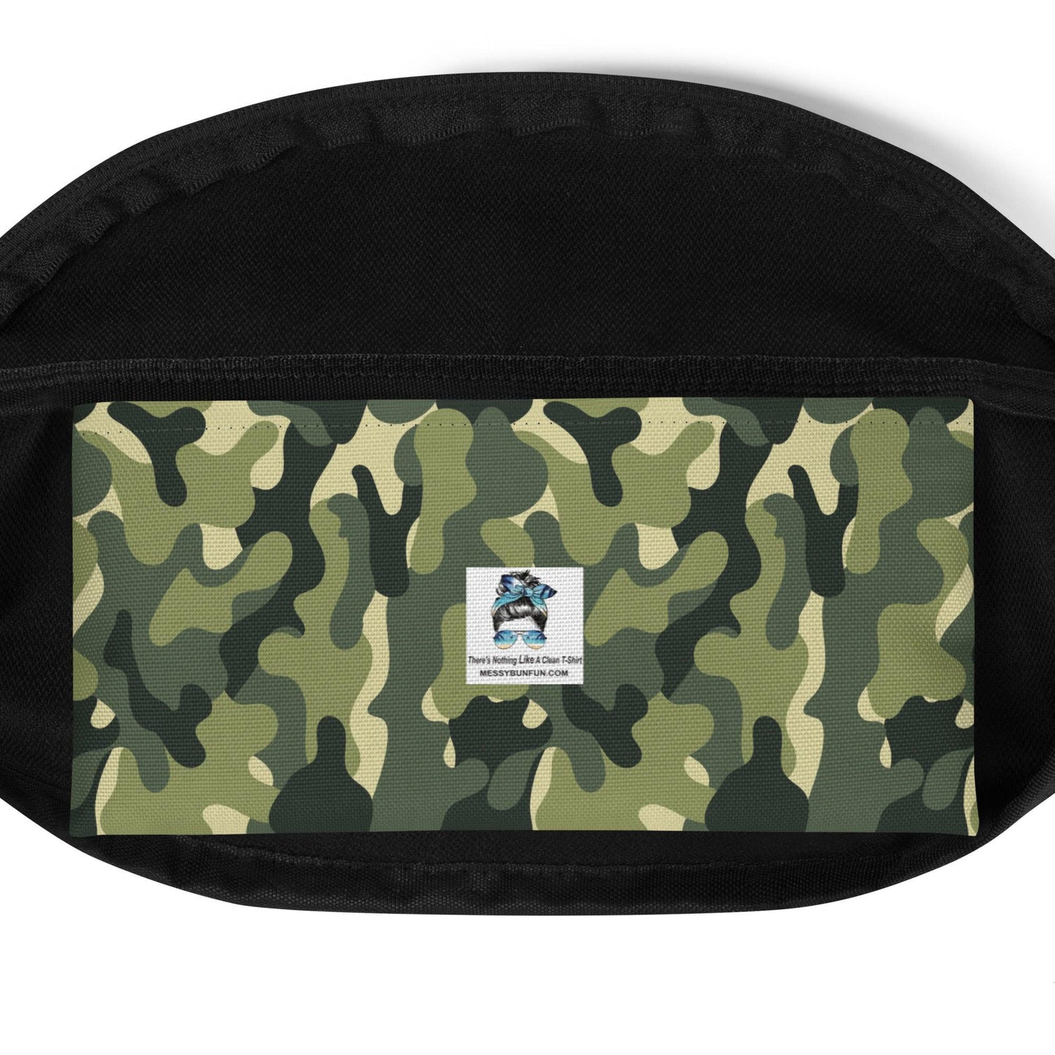 Green Camo Fanny Pack - MessyBunFun - Your Destination for Stylish Unisex Clothing, Tops and bottoms - MessyBunFun.com