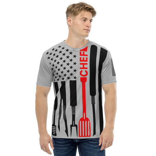 American Chef's Flag Men's T-shirt