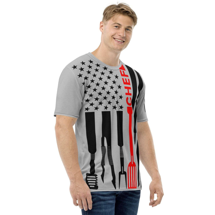 American Chef's Flag Men's T-shirt