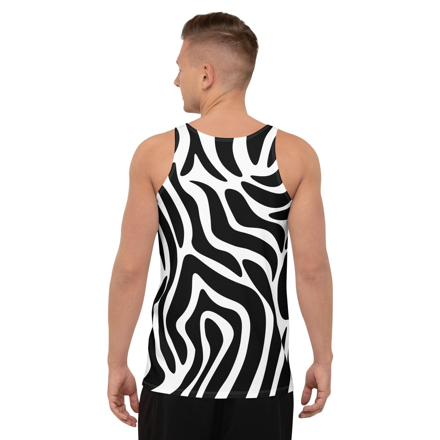 Zebra Unisex Tank Top