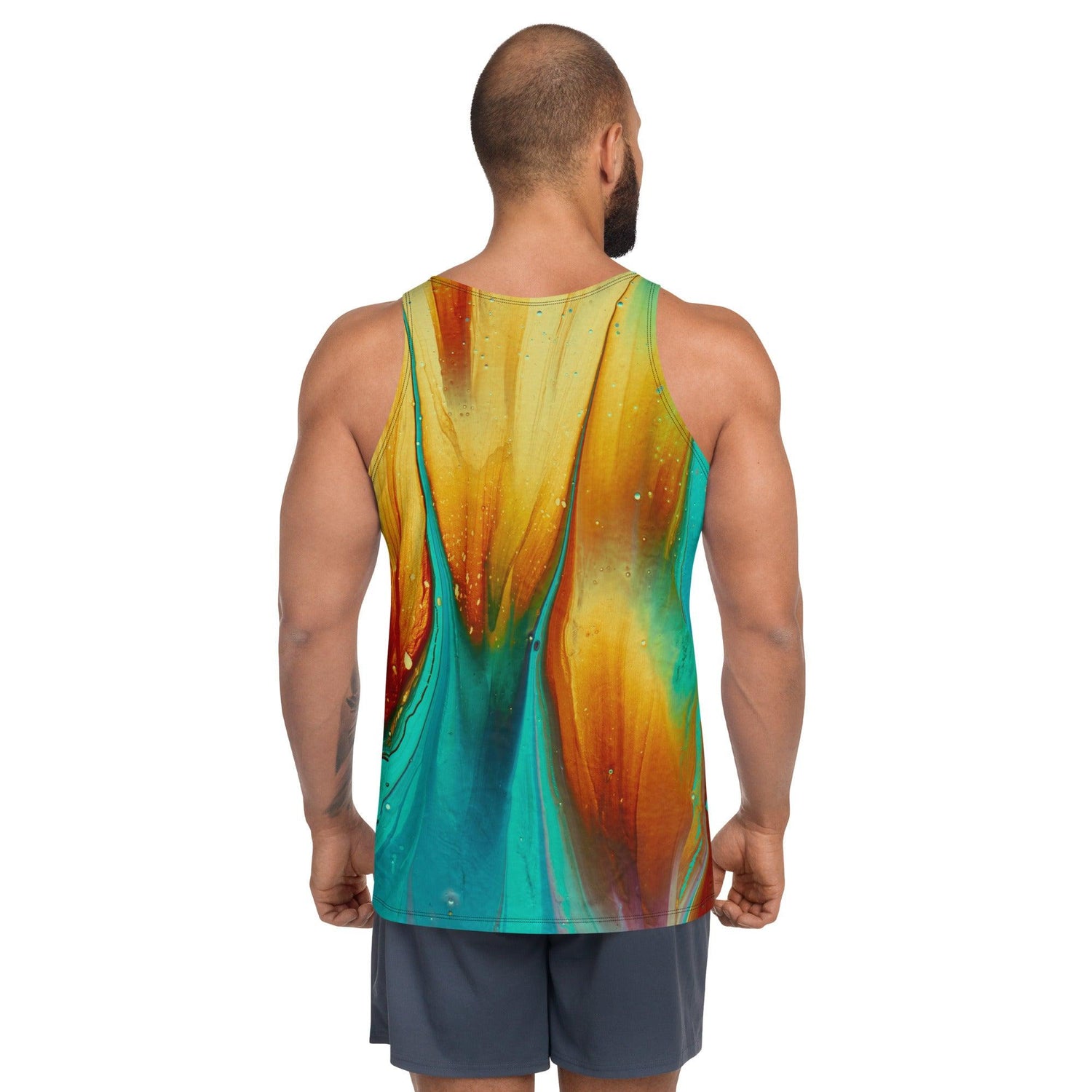 Grass Fire Unisex Tank Top