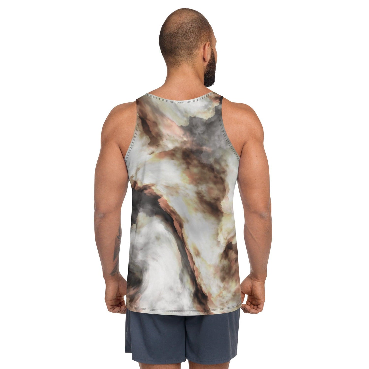 Uncut Marble Unisex Tank Top - MessyBunFun - Your Destination for Stylish Unisex Clothing, Tops and bottoms - MessyBunFun.com