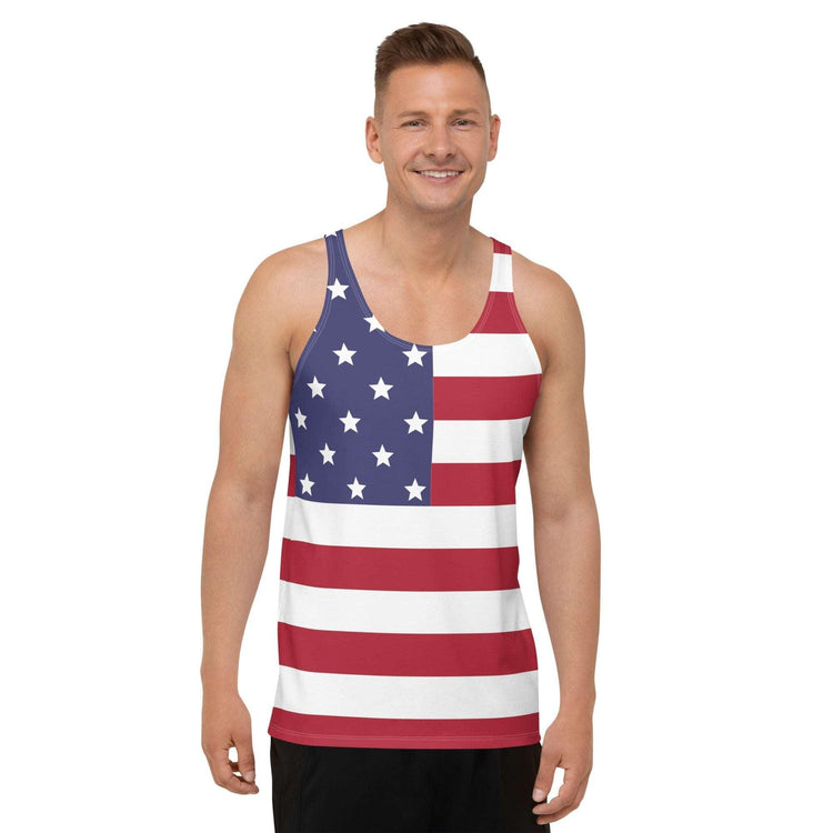 American Flag Unisex Tank Top