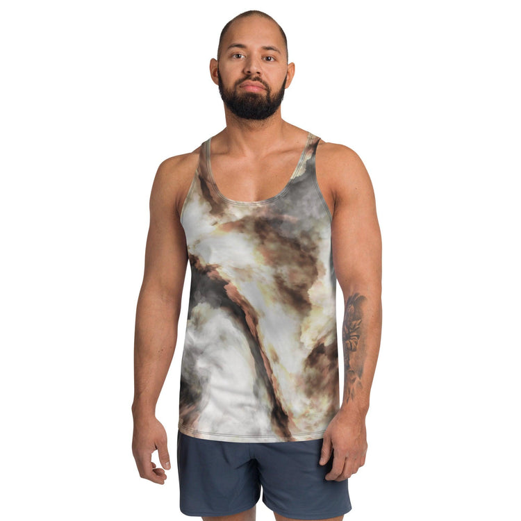 Uncut Marble Unisex Tank Top - MessyBunFun - Your Destination for Stylish Unisex Clothing, Tops and bottoms - MessyBunFun.com