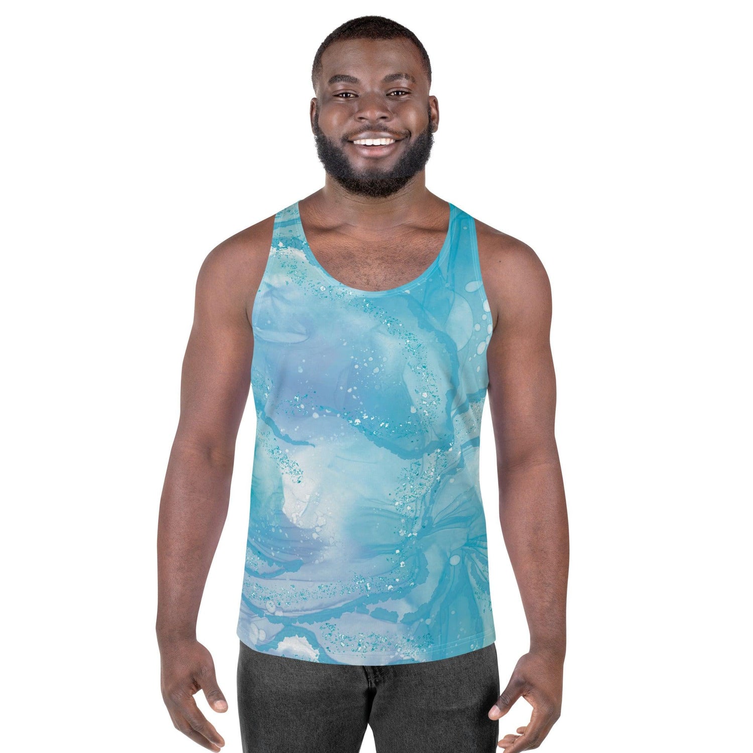 Ocean Madness Unisex Tank Top - MessyBunFun - Your Destination for Stylish Unisex Clothing, Tops and bottoms - MessyBunFun.com