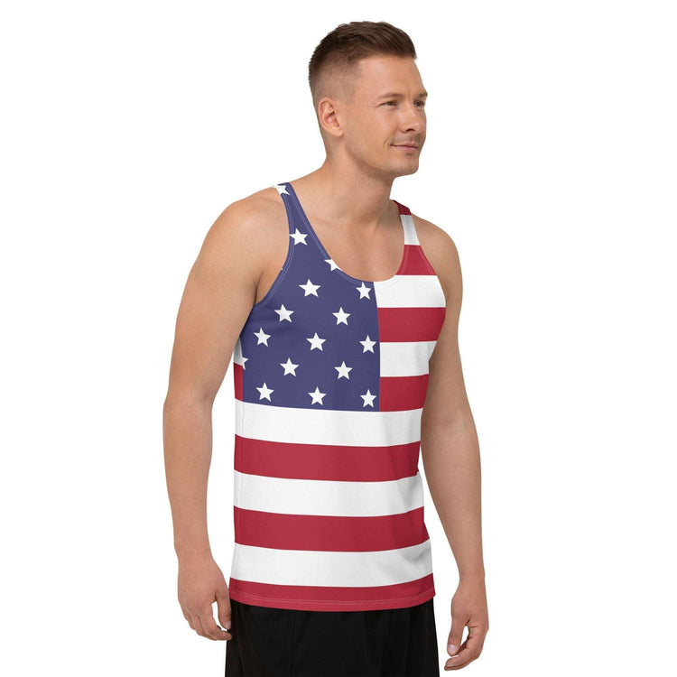 American Flag Unisex Tank Top