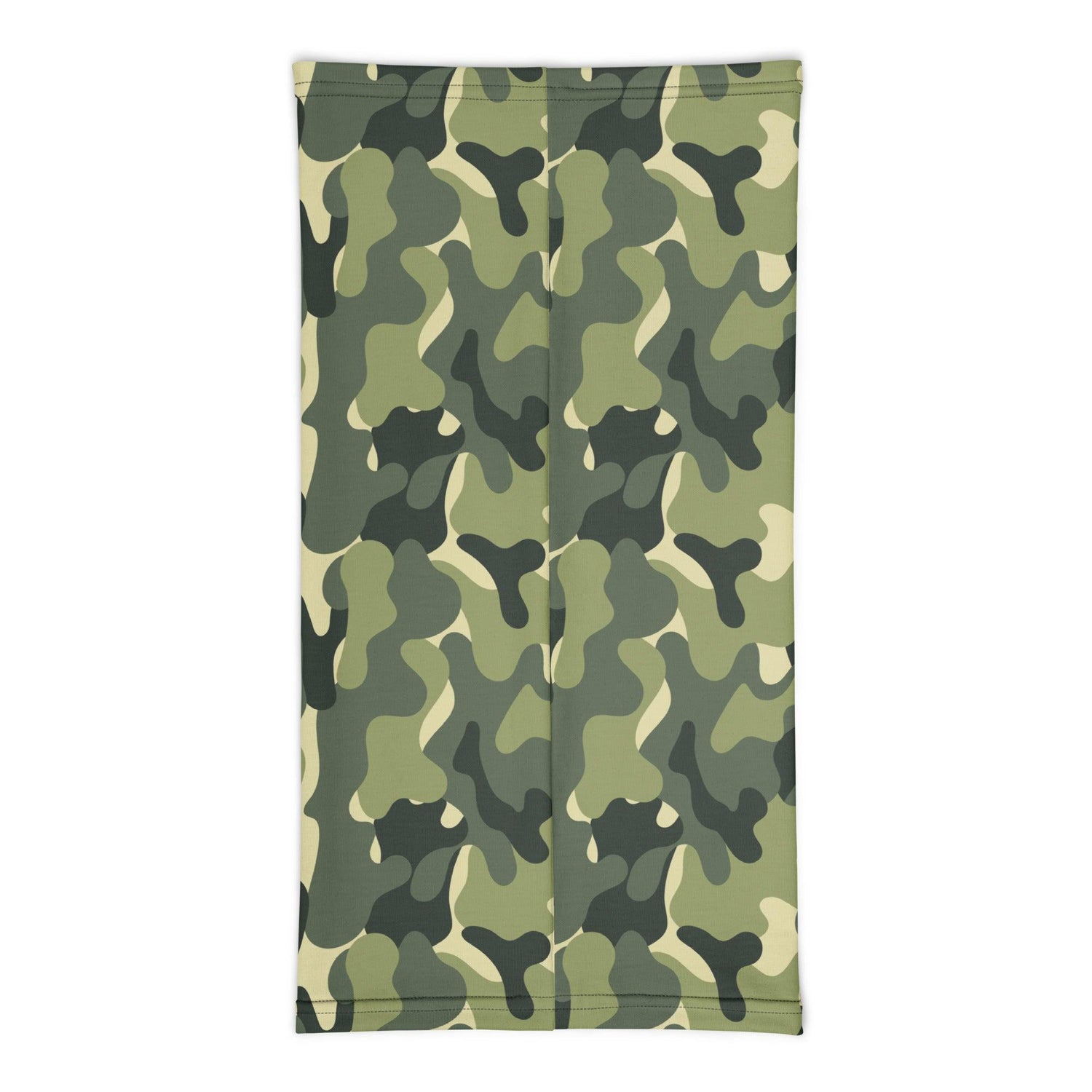 Green Camo Neck Gaiter - MessyBunFun - Your Destination for Stylish Unisex Clothing, Tops and bottoms - MessyBunFun.com