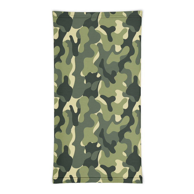 Green Camo Neck Gaiter - MessyBunFun - Your Destination for Stylish Unisex Clothing, Tops and bottoms - MessyBunFun.com