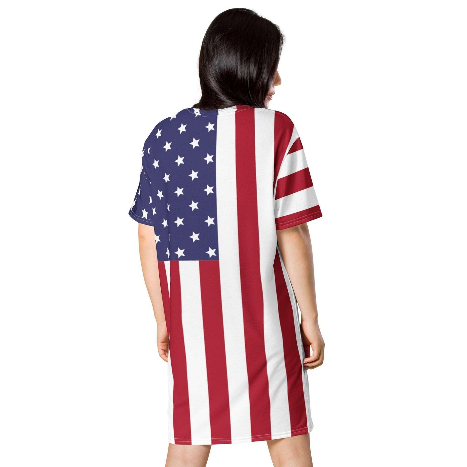 American Flag T-shirt Dress