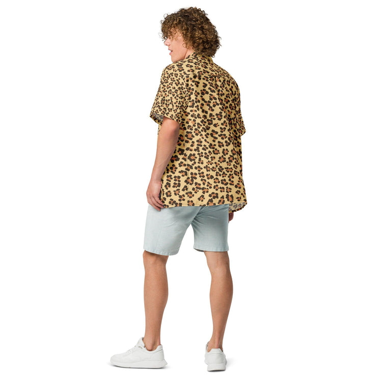 Leopard Unisex Button Shirt