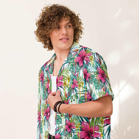 Beautiful Tropics Unisex Button Shirt