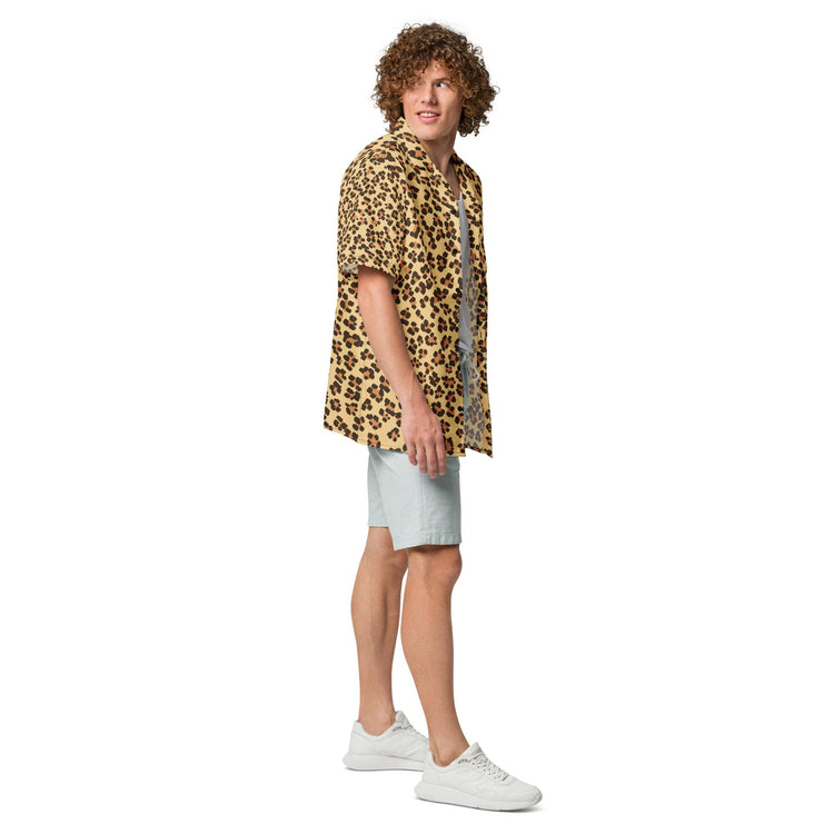 Leopard Unisex Button Shirt