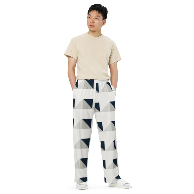 On Point Unisex Wide-Leg Pants - MessyBunFun - Your Destination for Stylish Unisex Clothing, Tops and bottoms - MessyBunFun.com