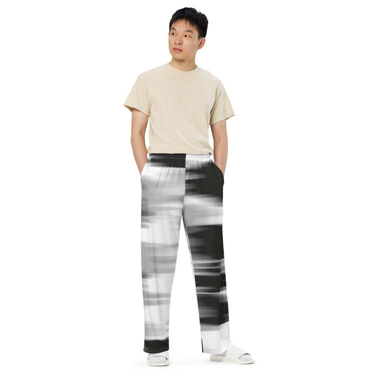 All-over print unisex wide-leg pants