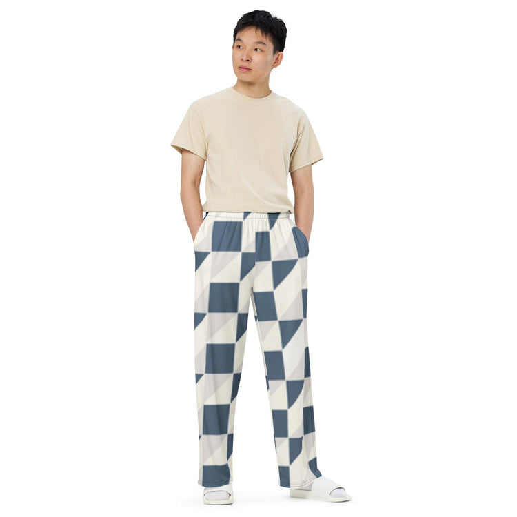 All-over print unisex wide-leg pants