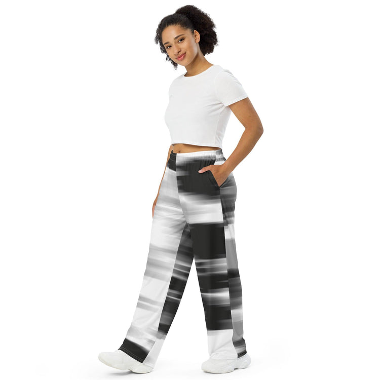 All-over print unisex wide-leg pants