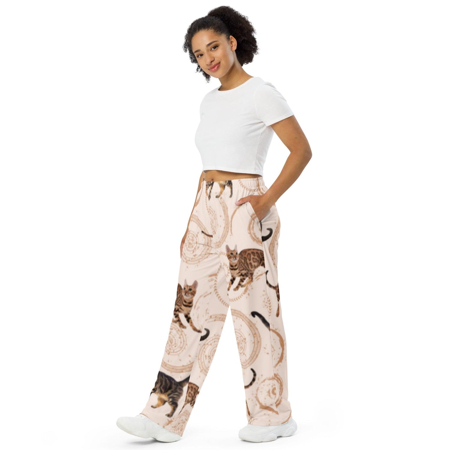 What for Dinner Unisex Wide-Leg Pants