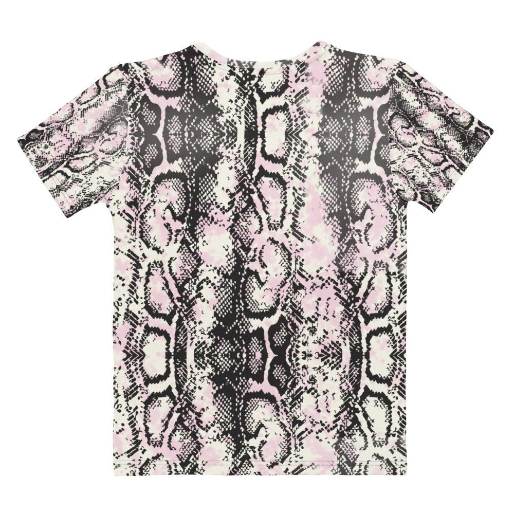 Pink Snake Women's T-shirt - MessyBunFun.com