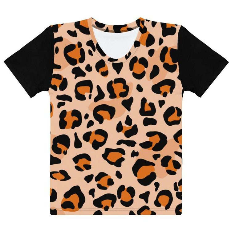Black Leopard Women's T-shirt