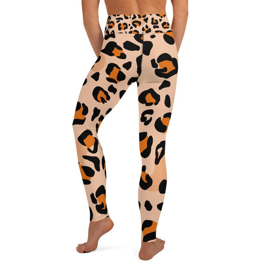 Large Leopard Yoga Leggings