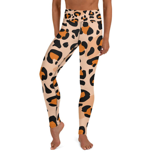 Large Leopard Yoga Leggings