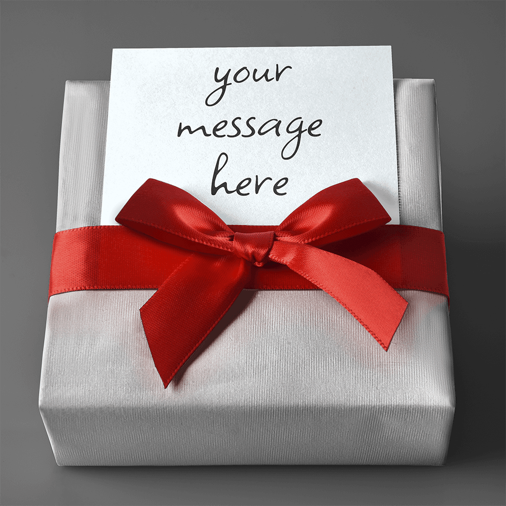 Gift Wrap with Personalized Message - MessyBunFun.com