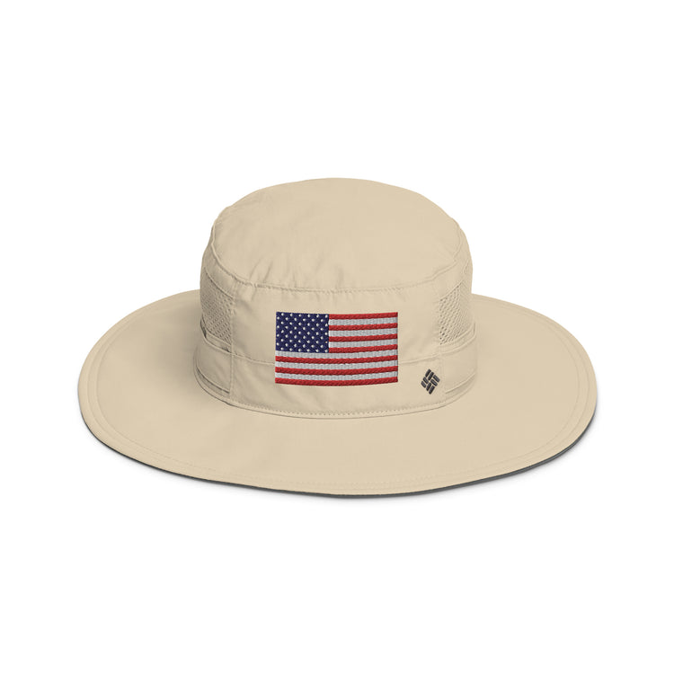 Embroidery American Flag Columbia Boney Hat