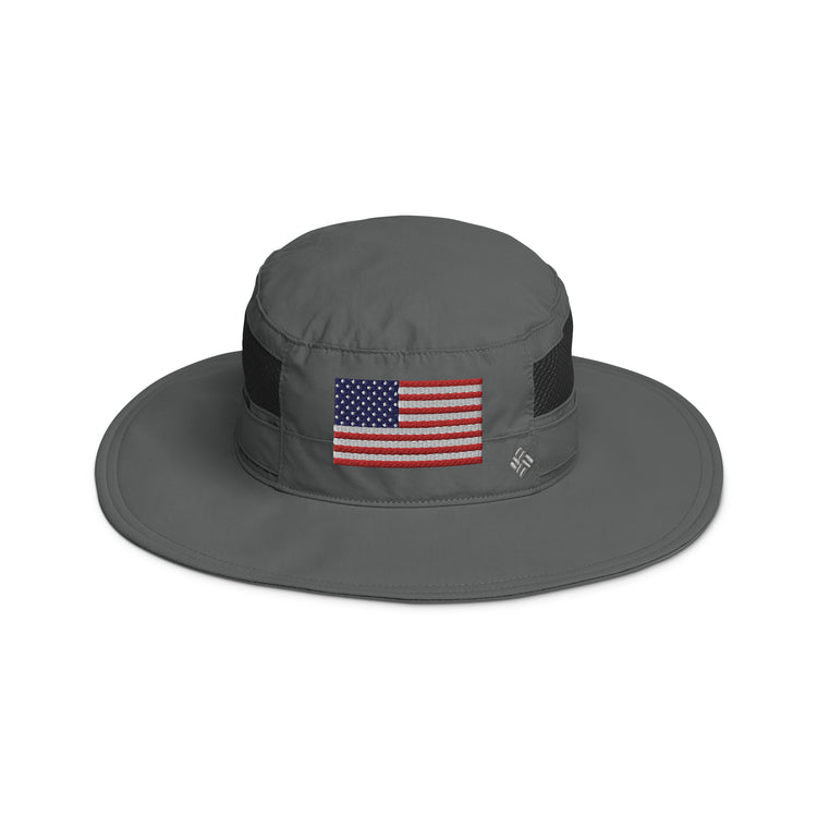 Embroidery American Flag Columbia Boney Hat