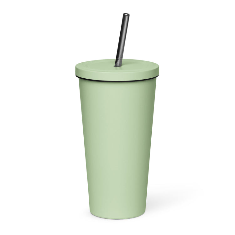 Savage Angels Insulated Tumbler With A Straw