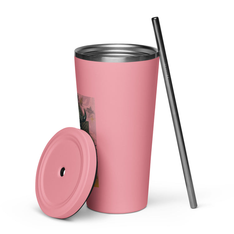 Maga Scourge Insulated Tumbler with A Straw