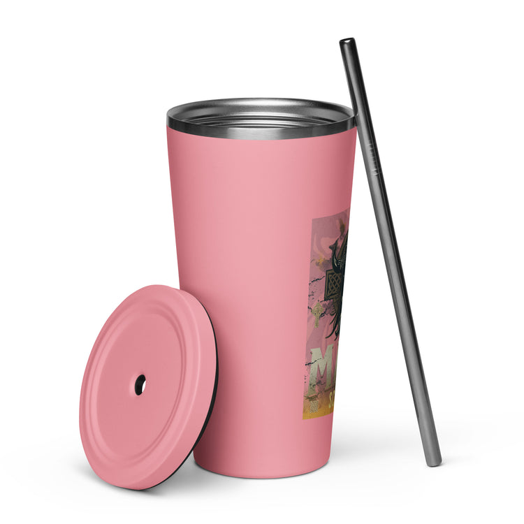 Maga Scourge Insulated Tumbler with A Straw