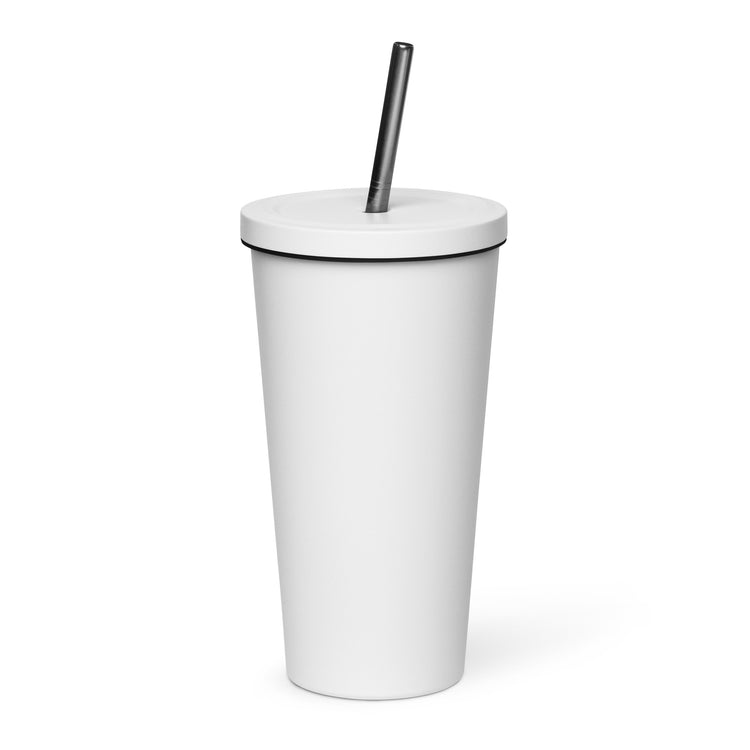 Savage Angels Insulated Tumbler With A Straw