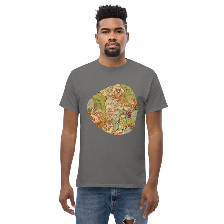 Old World Map Men's Classic T-Shirt - MessyBunFun - Your Destination for Stylish Unisex Clothing, Tops and bottoms - MessyBunFun.com