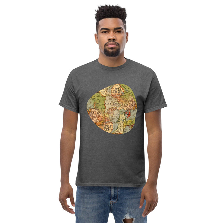 Old World Map Men's Classic T-Shirt - MessyBunFun - Your Destination for Stylish Unisex Clothing, Tops and bottoms - MessyBunFun.com