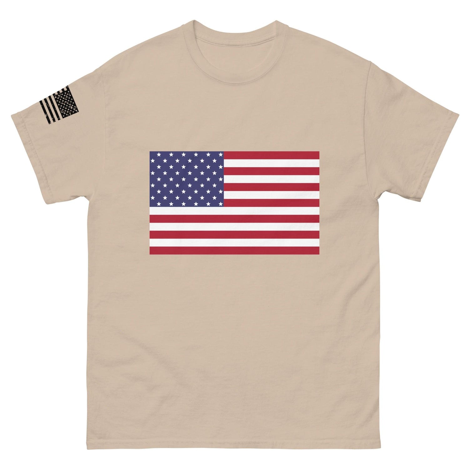 American Flag Men's Classic T-Shirt - MessyBunFun.com