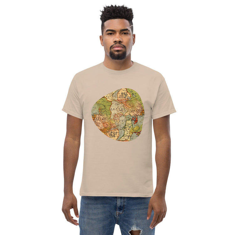 Old World Map Men's Classic T-Shirt - MessyBunFun - Your Destination for Stylish Unisex Clothing, Tops and bottoms - MessyBunFun.com